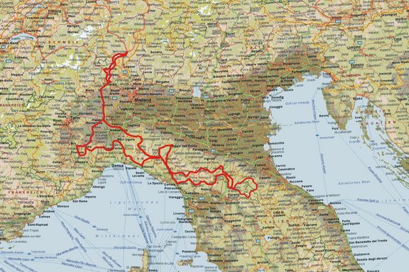 1 WocheTöff-Ferien in Italien, 8 Tagestour durch Apennin